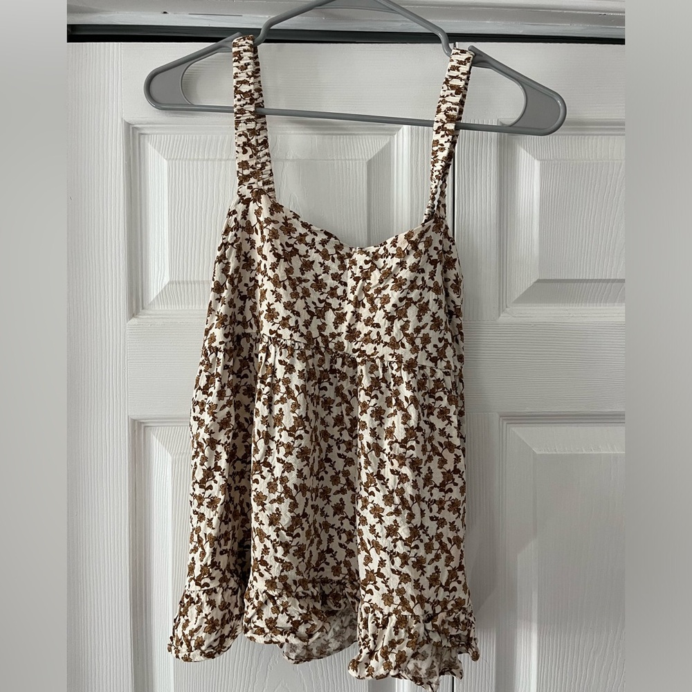 Floral Tank, size medium